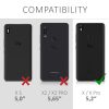 Калъф за BQ Aquaris X / Aquaris X Pro, текстилен, сив, 41833.01