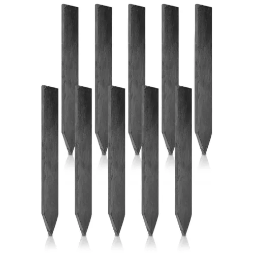 Set 10 Etichete Plante din Ardezie cu Creion, Marime M, Navaris, 42176, 42176