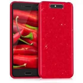   Кейс за ZTE Blade V8, Силиконов, Червен, 42305.09