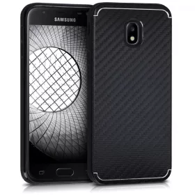   Калъф за Samsung Galaxy J3 (2017), Силиконов, Черен, 42298.01