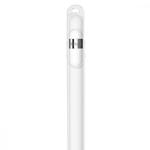 Защитен капак за Apple Pencil (1st Gen), Kwmobile, Бял, Силикон, 42271.02