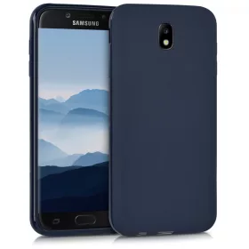   Калъф за Samsung Galaxy J7 (2017), Силиконов, Син, 42287.53