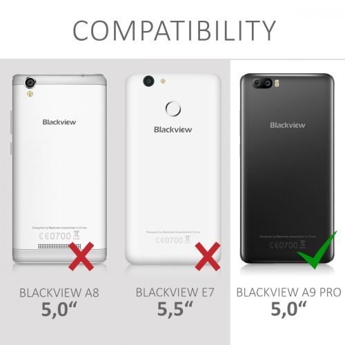 Калъф за Blackview A9 Pro, текстилен, сив, 42340.01