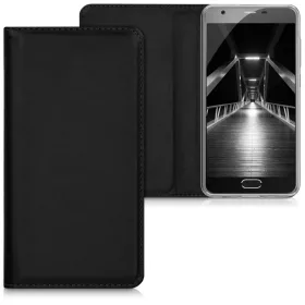   Капак за Blackview A9 Pro, Еко кожа, Черен, 42339.01