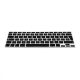 Капак за клавиатура за Apple MacBook Air 13''/MacBook Pro Retina 13''-15'' (до средата на 2016), Kwmobile, черен, силикон, 42375.01