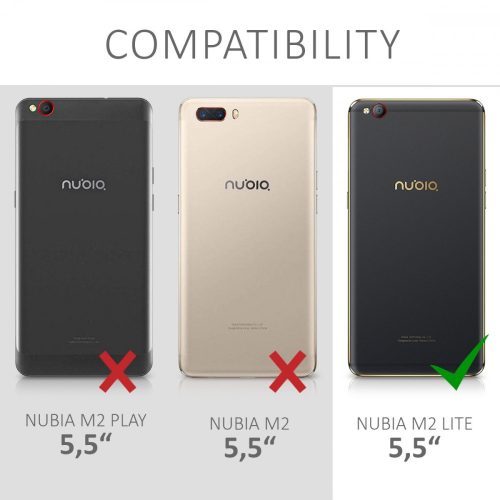 Калъф за ZTE Nubia M2 Lite, Силиконов, Черен, 42480.47