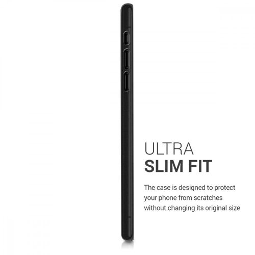 Калъф Kwmobile за Apple iPhone X/iPhone XS, пластмасов, черен, 42506.01