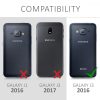 Калъф за Samsung Galaxy J3 (2017), Силиконов, Син, 42417.64