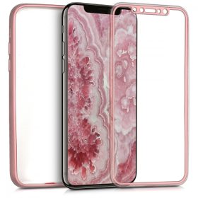   Калъф за Apple iPhone X / iPhone XS, Силиконов, Розов, 42999.31