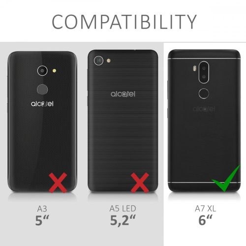 Кейс за Alcatel A7 XL, Силиконов, Прозрачен, 43182.03