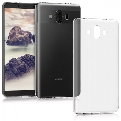 Кейс за Huawei Mate 10, Силиконов, Прозрачен, 43124.03
