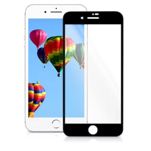 Защитно фолио за Apple iPhone 8 Plus, калибър, Предно, Черно, 43286.01