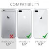 Защитно фолио за Apple iPhone 8 Plus, калибър, Предно, Черно, 43286.01