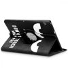 360° калъф за таблет Huawei MediaPad T3 10, Kwmobile, Черен/Бял, Екологична кожа, 43414.01
