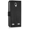 Капак за ZTE Blade A520, Екологична кожа, Черен, 43438.01