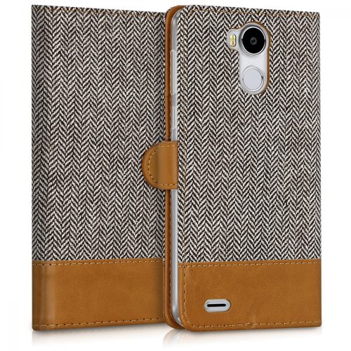 Кейс за Blackview R6, Текстилен, Кафяв, 41650.02