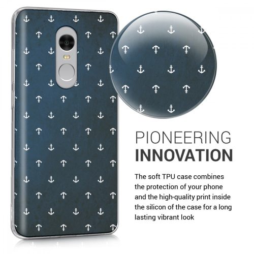 Капак за Xiaomi Redmi Note 4, Силиконов, Син, 43581.01