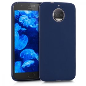   Кейс за Motorola Moto G5S Plus, Силиконов, Син, 42822.53