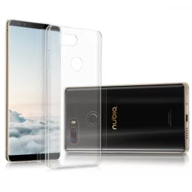   Кейс за ZTE Nubia Z17S, Силиконов, Прозрачен, 43626.03