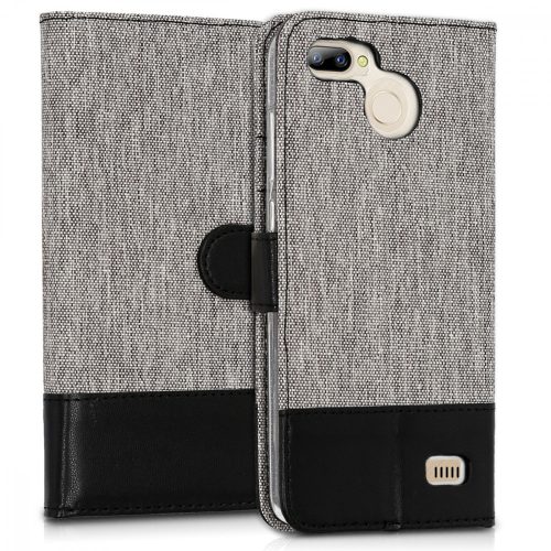 Кейс за Blackview A7 Pro, текстилен, сив, 43718.01