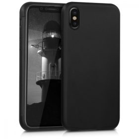   Калъф за Apple iPhone X / iPhone XS, Силиконов, Черен, 43750.01