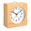 Snooze Ретро аналогов дървен будилник, 43905