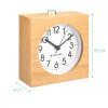 Snooze Ретро аналогов дървен будилник, 43905