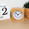 Snooze Ретро аналогов дървен будилник, 43905