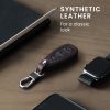 Калъф за автомобилен ключ за Ford - 3 бутона - Keyless Go, екологична кожа, черен, 43956.01
