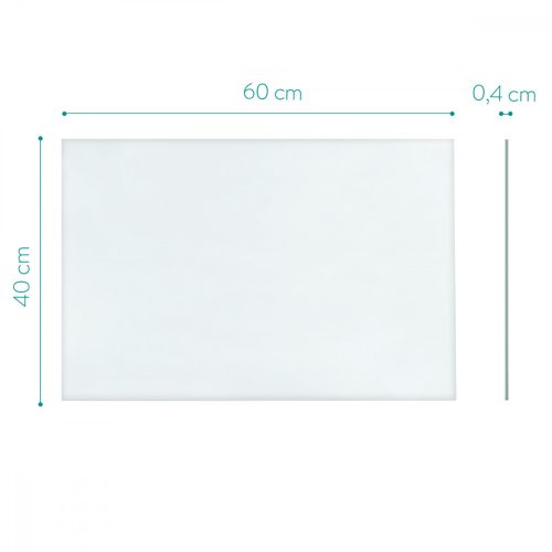 Магнитна дъска Navaris, 60 х 40 см, маркер, магнити, 43985.02