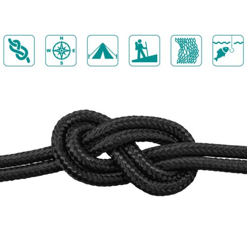 Coarda exterioara 30.5m Navaris, 4mm, poliester, rezistenta mare la rupere, 43981