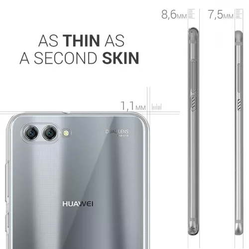 Капак за Huawei Nova 2s, Силиконов, Прозрачен, 44013.03