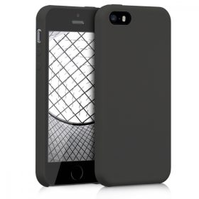   Калъф за Apple iPhone 5 / iPhone 5s / iPhone SE, силиконов, черен, 42766.47