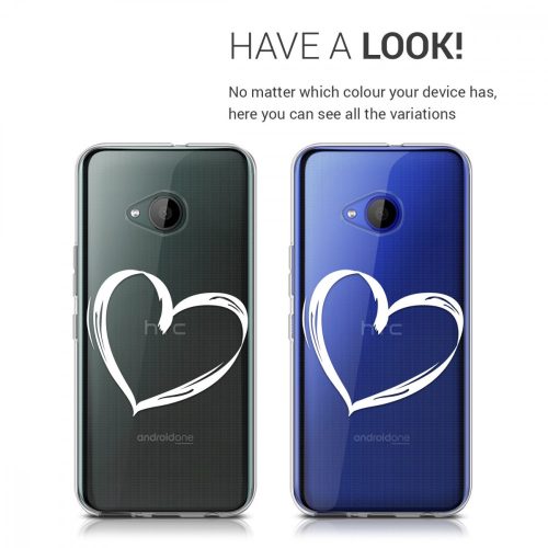 Капак за HTC U11 Life, Силиконов, Бял, 43644.02