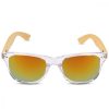 Унисекс слънчеви очила Navaris, UV400, бамбук, жълто, 40731.03.09