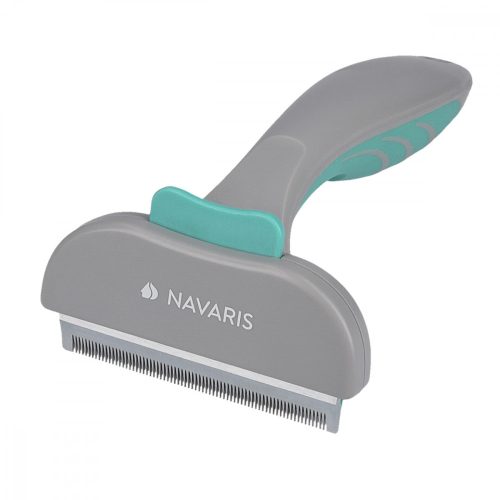 Четка Navaris за кучета и котки, Зелена, Силиконова, 44331