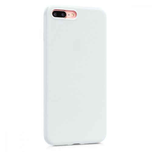 Калъф за Apple iPhone 8 Plus / iPhone 7 Plus, Силиконов, Бял, 39499.48