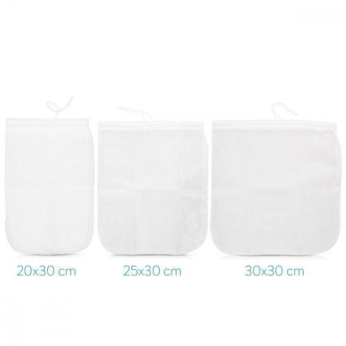 Торба за био бадемово мляко Navaris, за многократна употреба, 20 x 30 см, 44348.01