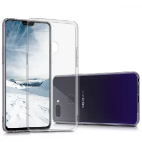   Капак за OPPO R15, Силиконов, Прозрачен, 44770.03