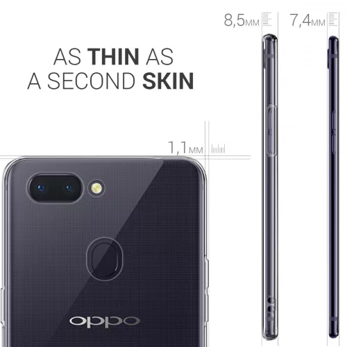 Капак за OPPO R15, Силиконов, Прозрачен, 44770.03