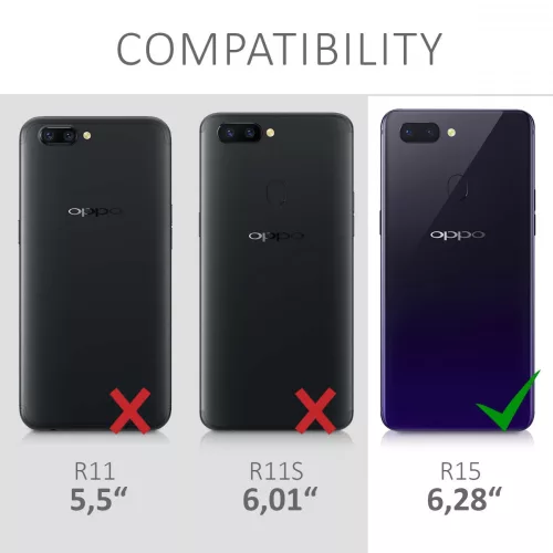 Капак за OPPO R15, Силиконов, Прозрачен, 44770.03