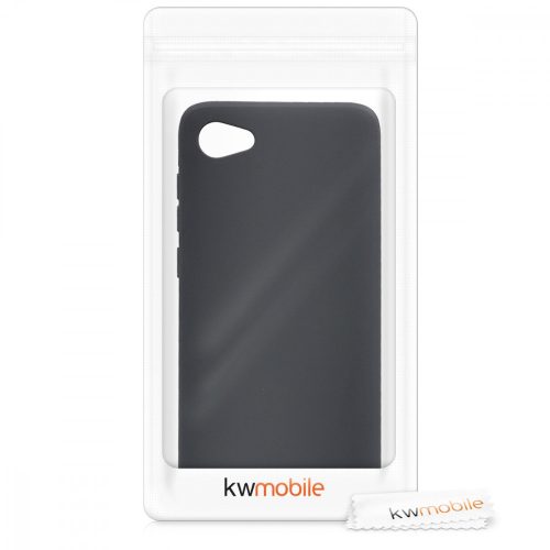 Капак за HTC Desire 12, Силиконов, Черен, 44787.47