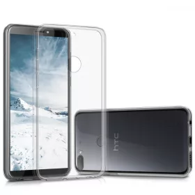   Капак за HTC Desire 12 Plus, Силиконов, Прозрачен, 44791.03