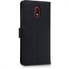 Калъф за Wiko Lenny 5, Екологична кожа, Черен, 44844.01