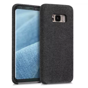   Кейс за Samsung Galaxy S8, Текстилен, Сив, 43487.19