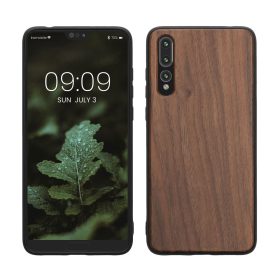  Кейс за Huawei P20 Pro, дърво, кафяв, 44895.18