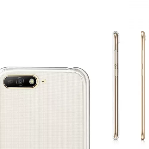 Калъф за Huawei Y6 (2018), Силиконов, Прозрачен, 44876.03