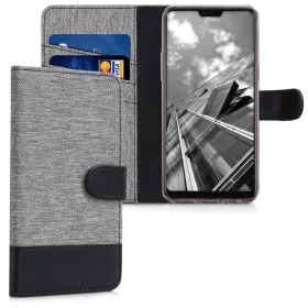   Калъф за OPPO F7, Текстилен, Сив, 44999.01