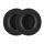 Комплект от 2 броя Амбушюри за слушалки AKG K518DJ/K81/K518LE, Kwmobile, Черни, Екологична кожа, 45051.01