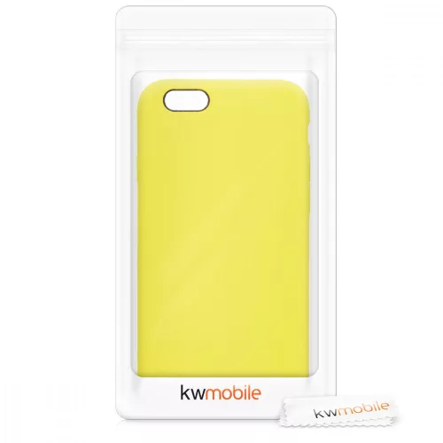 Калъф за Apple iPhone 6 / iPhone 6s, Силиконов, Жълт, 40223.75